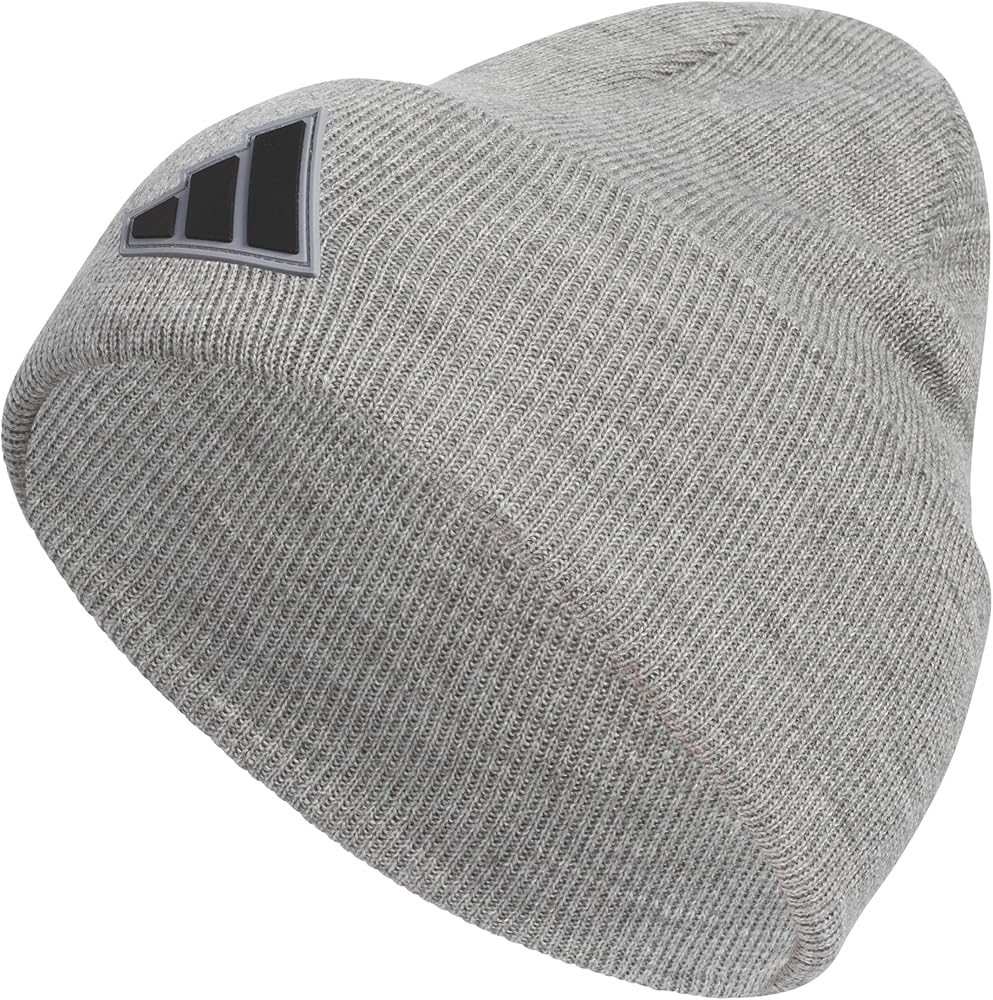 Adidas Mens Postseason Beanie Tall Fit Slouchy Cuffed Acrylic Knit Hat/Cap for Winter