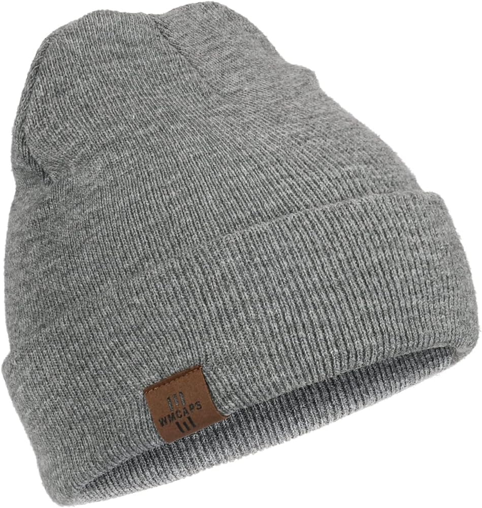 Winter Beanie Acrylic Knit Hats for Men Women Soft Warm Unisex Cuffed Beanie
