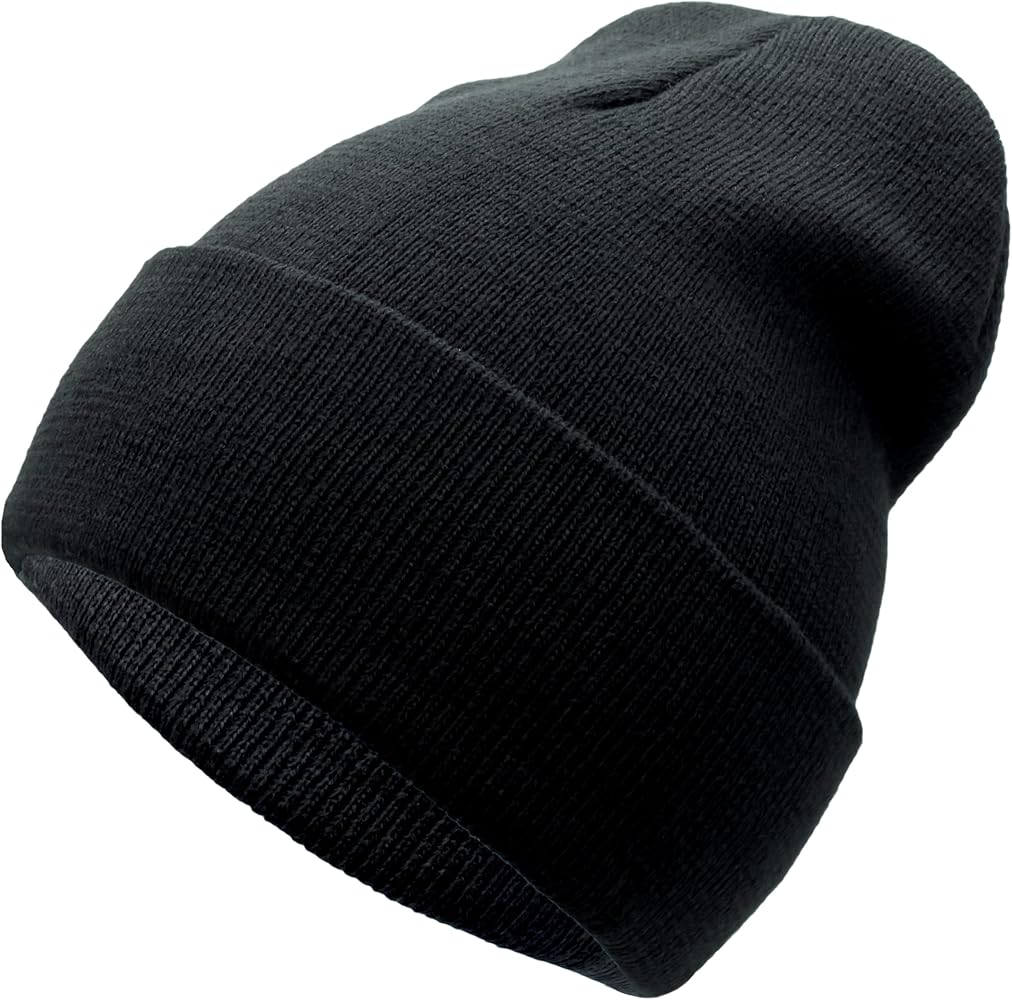 Unisex Knit Soft Warm Cuffed Beanie Hat Winter Camo Hats for Men Women