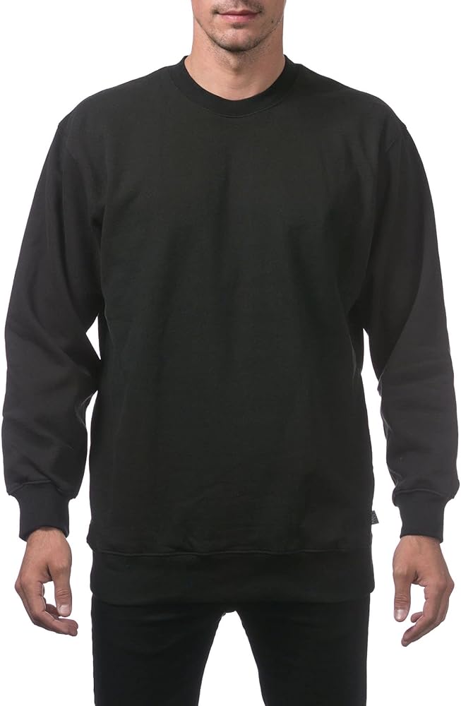 Pro Club Men's Heavyweight 13oz Crew Neck Fleece Pullover Sweatshirt