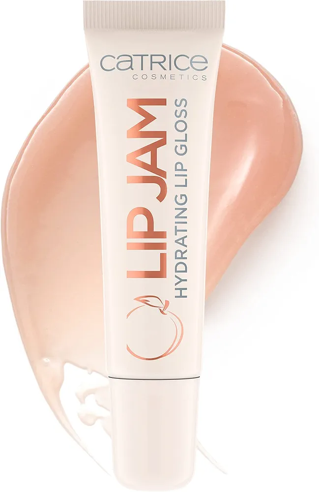 Catrice | Lip Jam Hydrating Lip Gloss | Moisturizing, Non-Sticky, Shiny Finish | With Shea Butter, Coconut Oil, & Mango Butter | Vegan & Cruelty Free (030 | A Little Peach of Heaven)