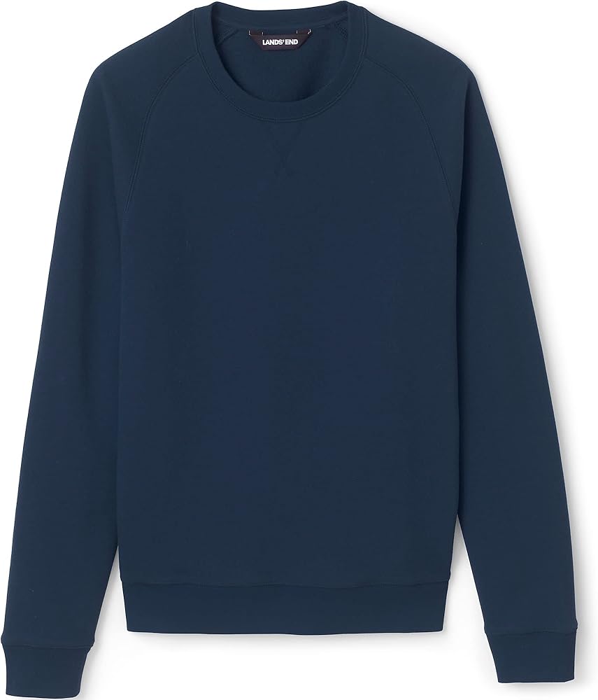 Lands' End School Uniform Adult Long Sleeve Crewneck Sweatshirt