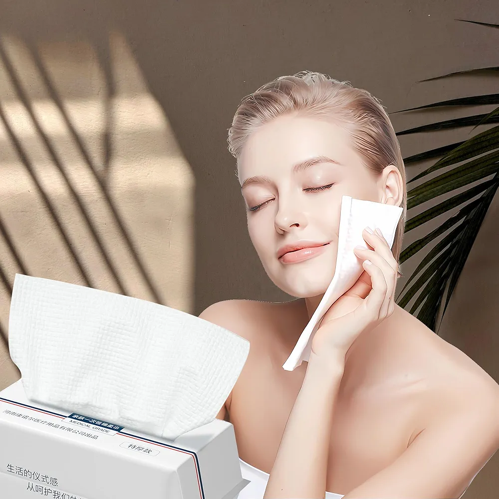 Disposable Face Towels,Biodegradable Face Clean Towels,for Washing Soft Cotton Diy Wipes Facail Cloths Towelettes for Washing and Drying,Clean Towels for Sensitive Skin,Makeup Removing