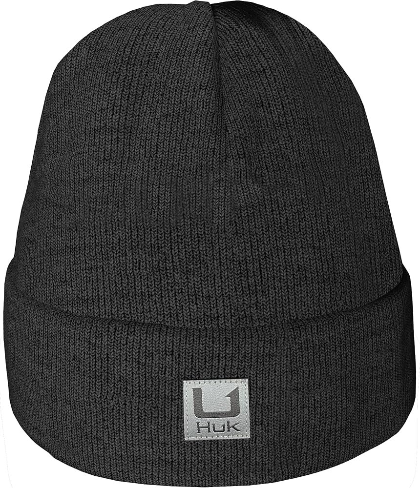 HUK Men's, Soft & Warm Cuffed Fishing Beanie Hat