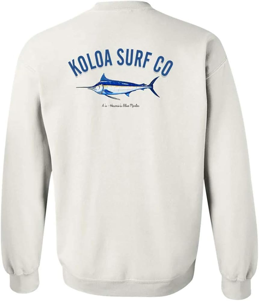 Joe's USA Koloa Surf Co. Soft & Cozy Classic Crewneck Sweatshirts in Sizes S-5XL