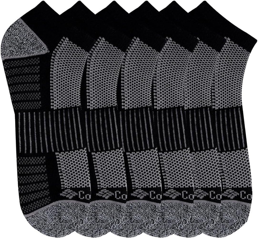 Columbia Men's 6 Pack Athletic No Show Socks