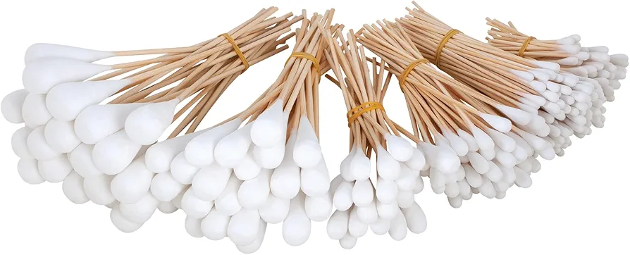 Performance Tool W1470 225 pc. Cotton Cleaning Swabs Kit - Multipurpose and Non-Abrasive Cleaning Solution for Delicate Surfaces and Electronics