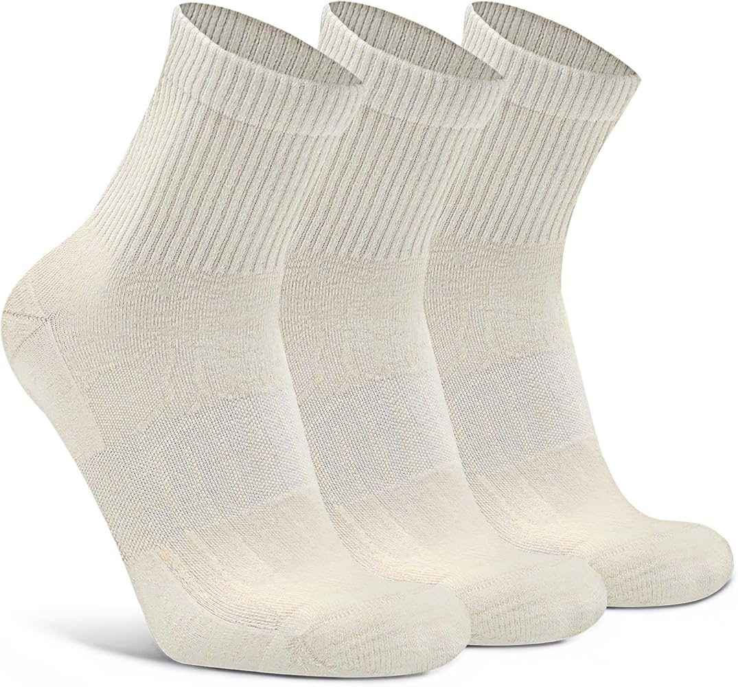 Busy Socks 3 Pack Quarter Thin Merino Wool Blend Running Socks Men's Women's lightweight Low Cut Ankle Walking Wool Sock