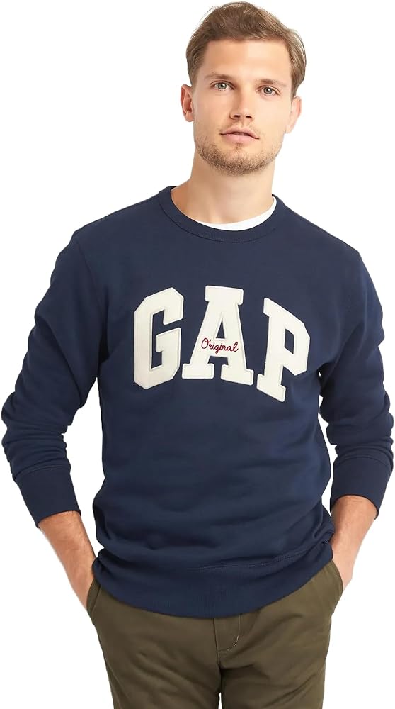 GAP Men's Logo Crew Neck