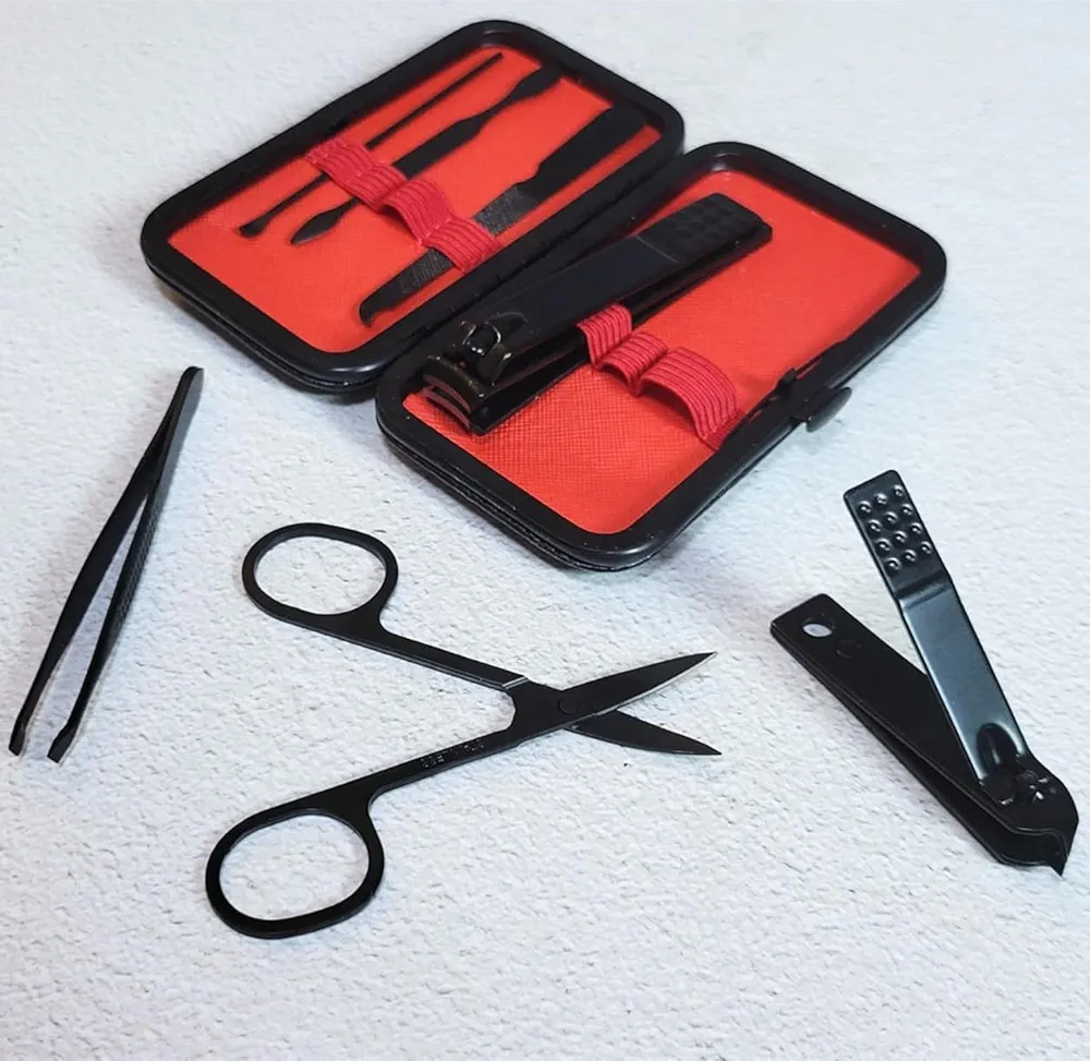 Manicure Set Personal Care Nail Clipper Kit Manicure Professional Pedicure Set Mens Accessories Personal Care Set Grooming Kit Fathers Gift for Men Husband Boyfriend Parent
