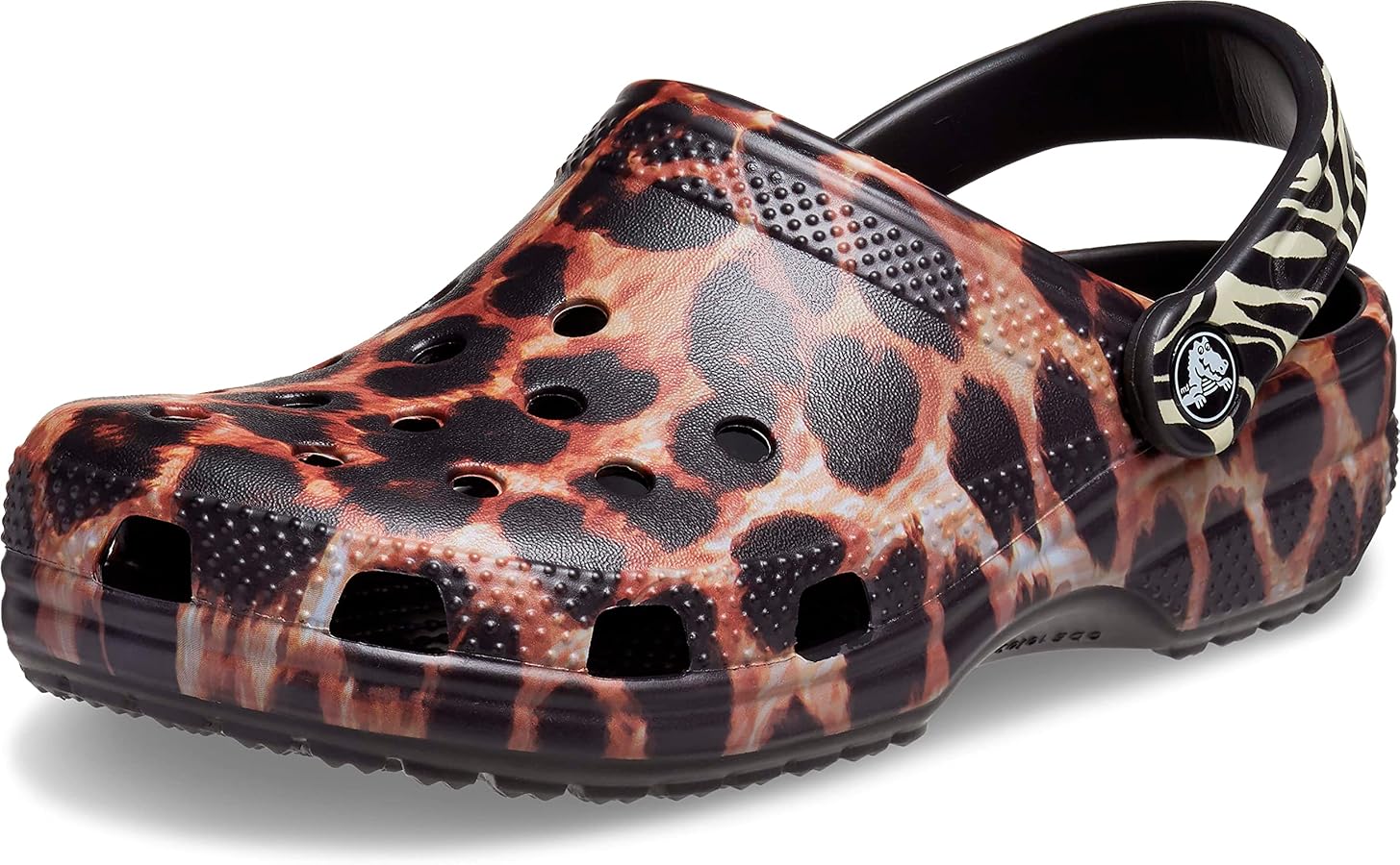Crocs Women's Men's Classic Animal Print Clog | Zebra and Leopard Shoes