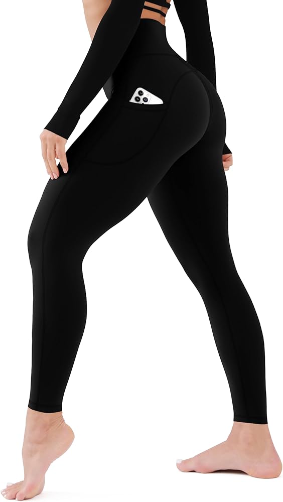 CHARMKING High Waisted Leggings for Women No Front Seam Soft Tummy Control Pants Non See Through Workout Yoga Pants