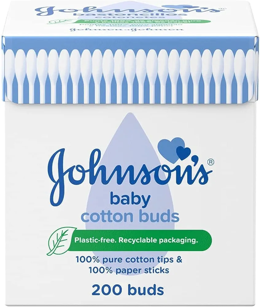 Johnson's Baby Cotton Buds - 1 X 200 Drum