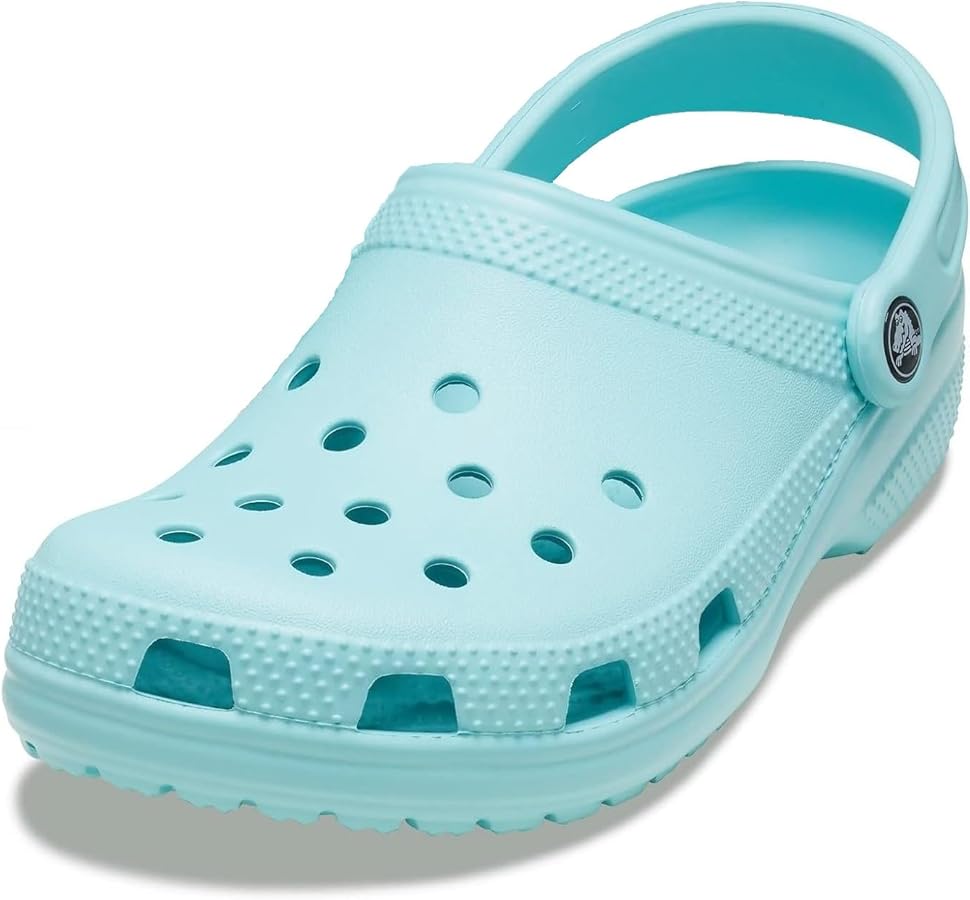 Crocs Unisex-Adult Classic Clogs (Best Sellers), Pure Water, 6 Men/8 Women