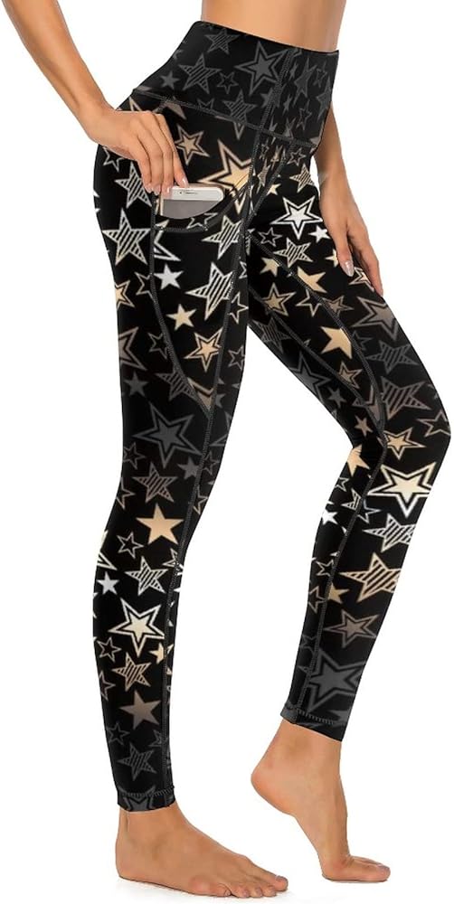 Cerburny High Waisted Exercise Yoga Pants with Pockets Workout Leggings for Women Running Pants