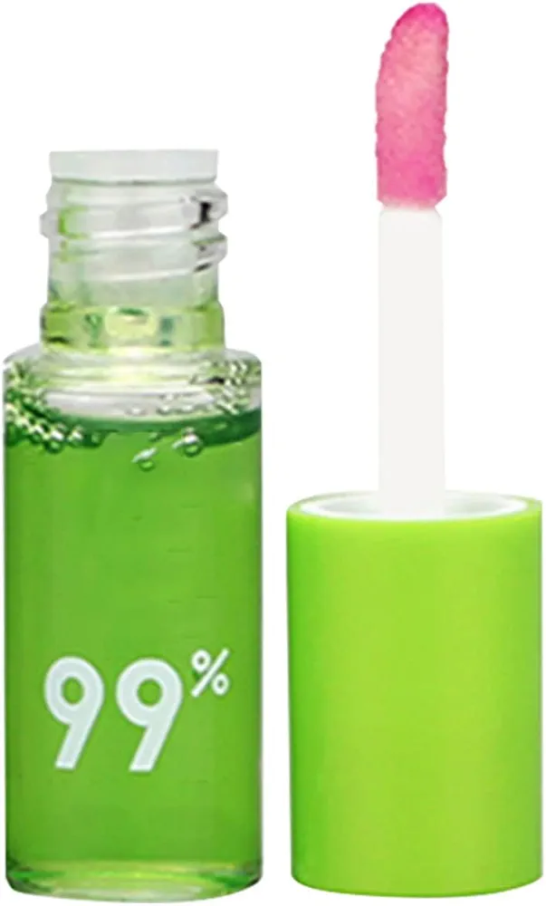 1Pcs Big Brush Head Hydrating Glossier Lip Glow Oil,Shiny Transparent Tint Lip Gloss Plumping,Long Lasting Non-sticky Clear Pink Red Glow Reviver Lip Care Oil Makeup Gift for Dry Lips
