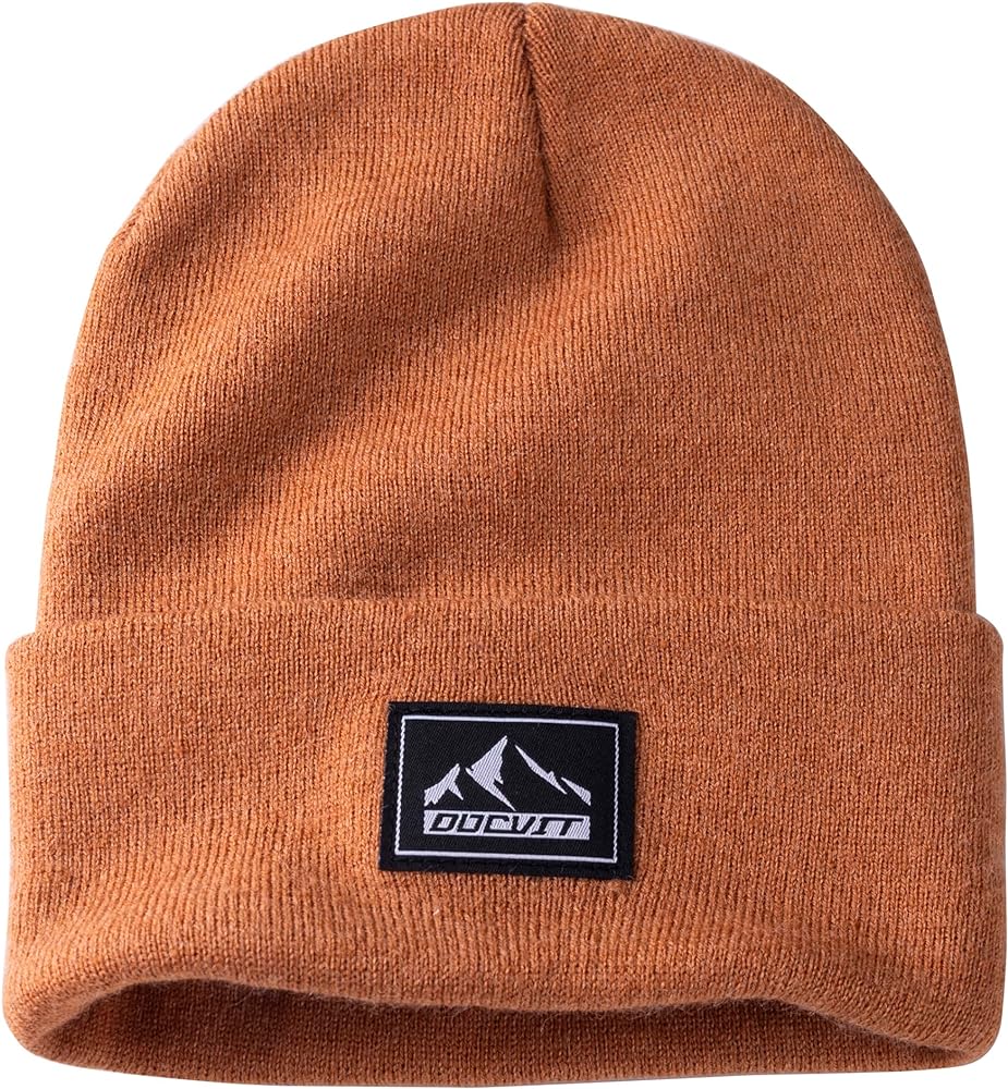 Knit Cuffed Beanie Warm Winter Hats Unisex Skull Knit Cap Fashion Ski Hat for Men and Women