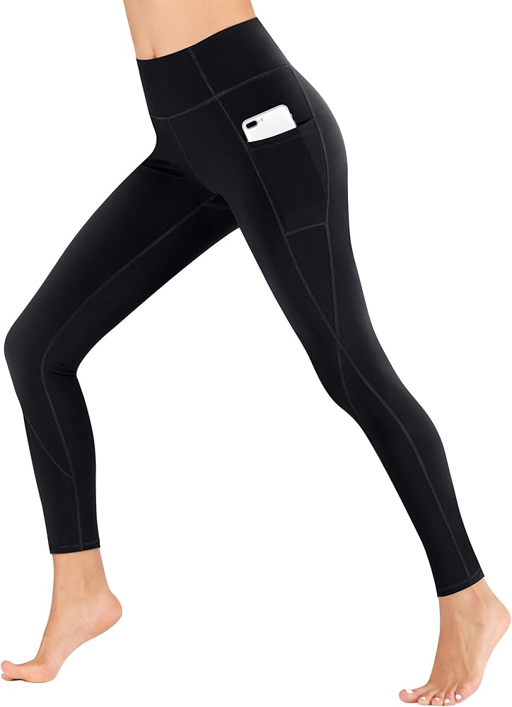 Heathyoga Women's Yoga Pants Leggings with Pockets for Women High Waist Yoga Pants with Pockets Workout Leggings Tights