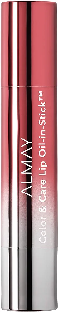 Almay Color & Care Lip Oil In Stick, Rosy Glaze 120, 0.09 Oz