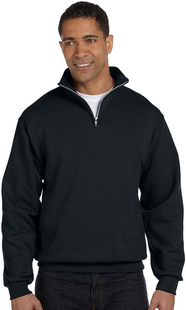 8 oz. 50/50 NuBlend Quarter-Zip Cadet Collar - Sweatshirt