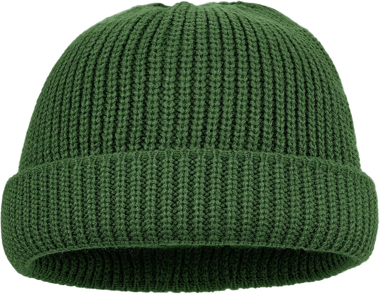 Croogo Daily Skull Cap Knit Beanie Hat Classic Men Warm Winter Hats Trawler Toboggan Cap Roll-up Edge Swag Fisherman Ski Cap