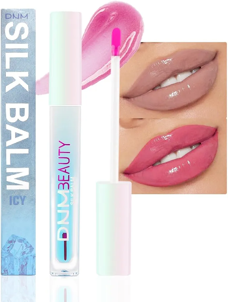BINGBRUSH Mood Color Changing PH Lipgloss,Hydrating Lip Glow Oil,Plumping Lip Oil Gloss,Tinted Lip Gloss Discoloration Lipstick (1Pc B01#Ice feeling)