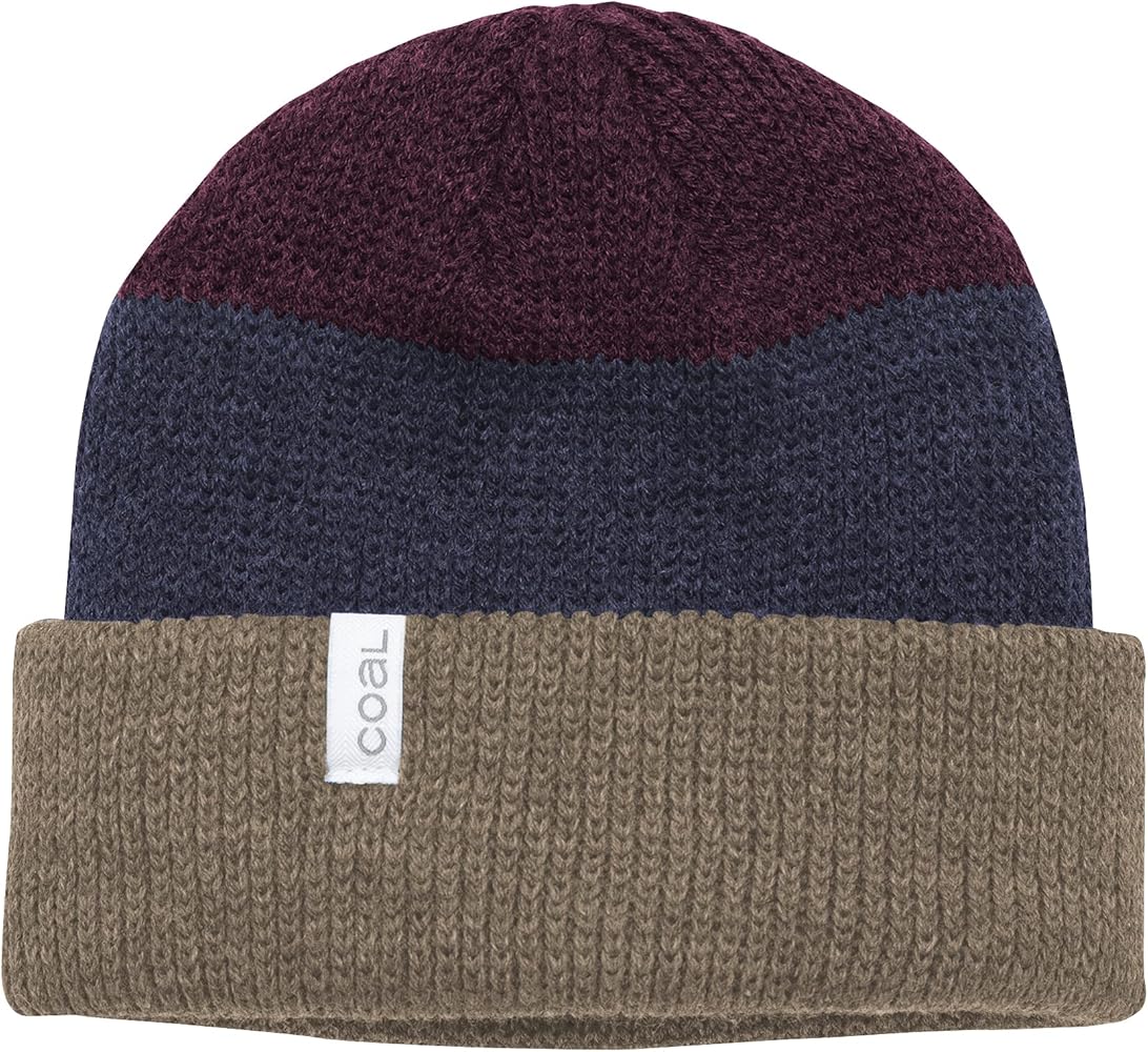 Coal Men's The Frena Fine Knit Striped Beanie Hat
