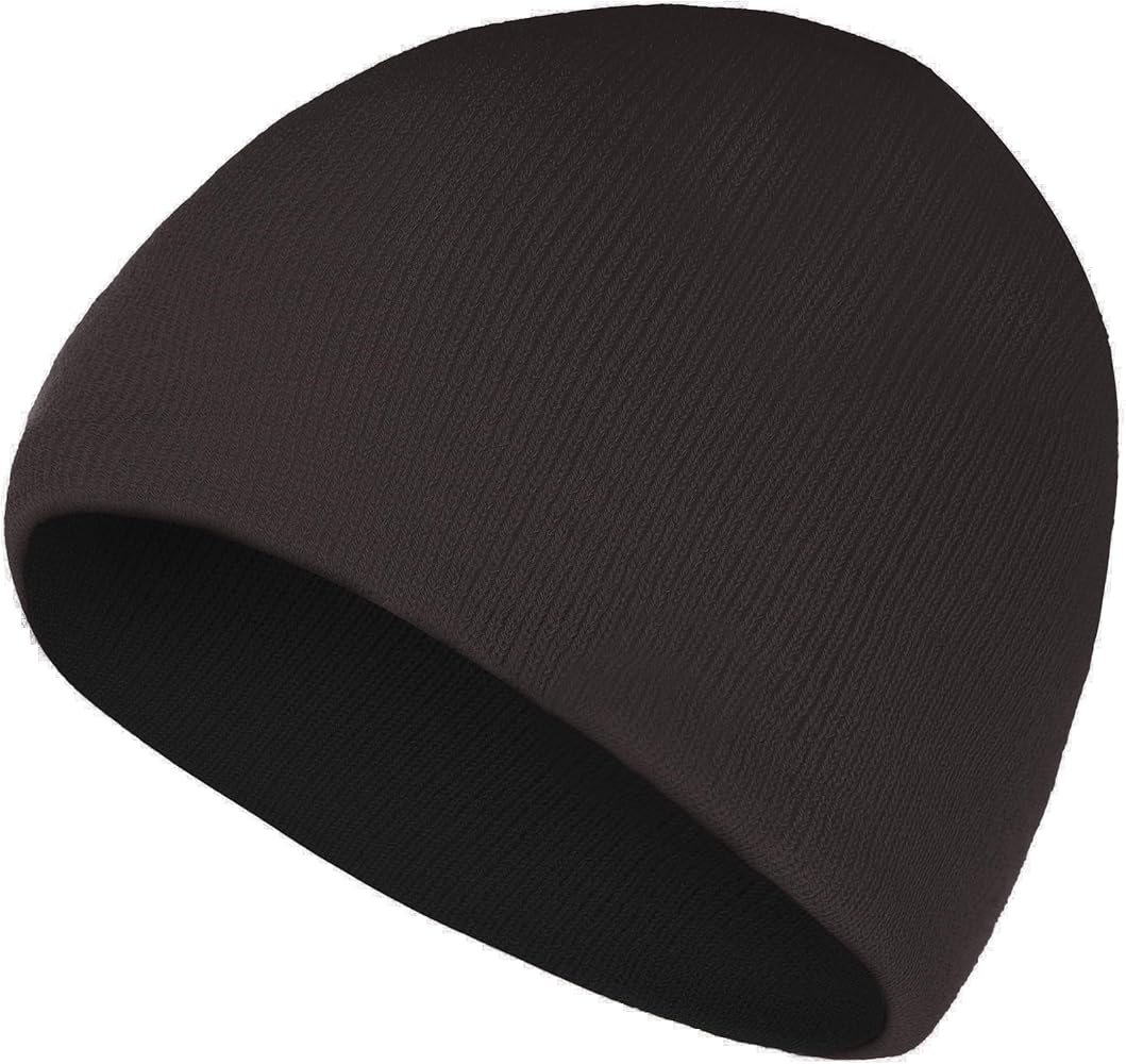 ZOORON Beanie for Women Men Reversible Winter Hats Unisex Cuffed Skull Knit Hat Cap